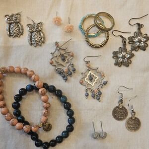 Elegant Mixed Color Jewelry Set